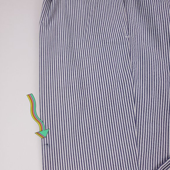 Brooks Brothers Seersucker Pants 34x31 Pleated Cuf - Picture 4 of 12